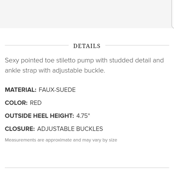 Red Trim Studded High Heels New Never Worn 9.5 - Picture 8 of 8